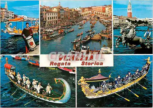 Cartes postales moderne Venezia Regate Historique