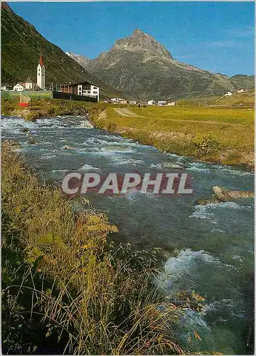 Cartes postales moderne Galturim Paznaun 1584 m gegen die Ballunspitze 2671 m tirol Osterreich