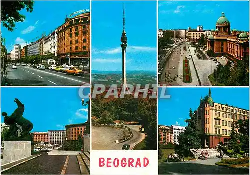 Moderne Karte Beograd