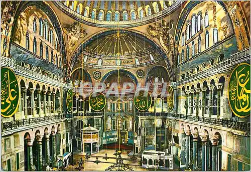 Cartes postales moderne Istanbul Interieur de la musee de St Sophie