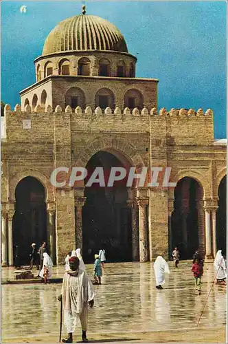 Moderne Karte Bis Kairouan La grande Mosquee