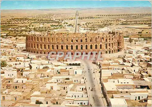 Moderne Karte El Jem (Tunisie) Le Colisee (IIIe s ap J C)