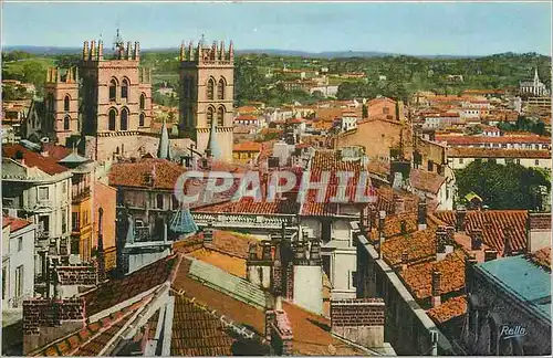 Cartes postales moderne Montpellier vue generale