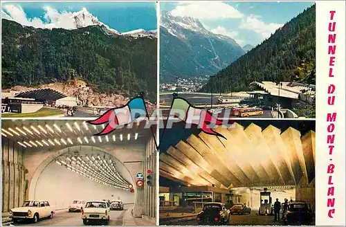 Cartes postales moderne Chamonix Mont Blanc Tunnel du Mont Blanc reliant chamonix Mont Blanc (France)a entreves Courmaye