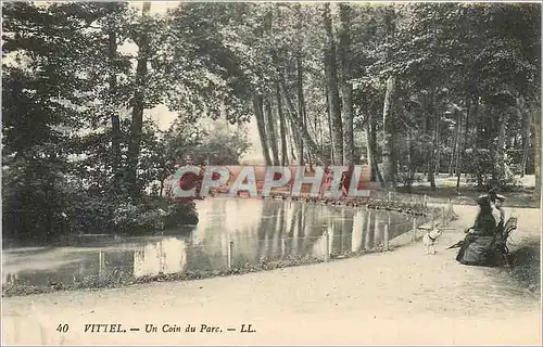 Ansichtskarte AK Vittel Un coin du Parc