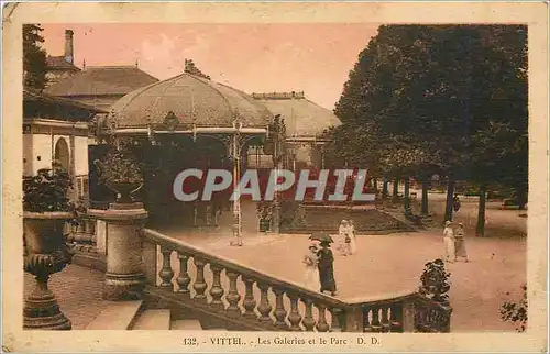 Cartes postales Vittel Les Galeries et le Parc