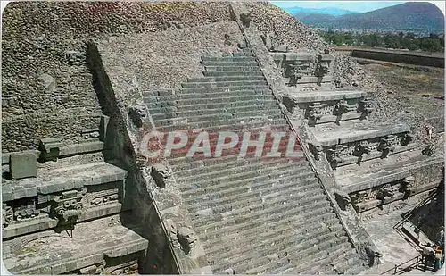 Moderne Karte El Templo de Quetzalcoatl Mexico