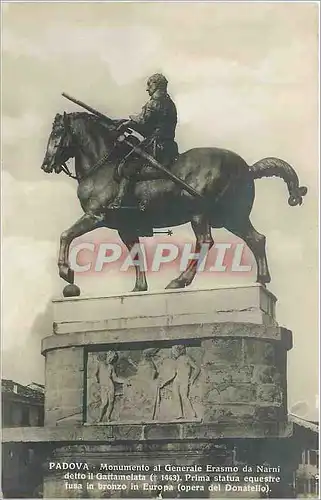 Ansichtskarte AK Padova Monumento al Generale Erasmi da Narni detto il Gattamelata (1443)