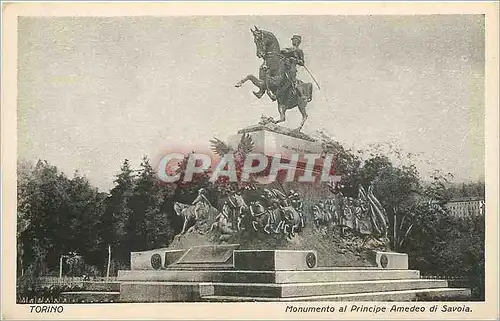 Cartes postales Torino Monumento al Proncipe Amedeo di Savoia