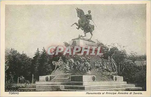 Cartes postales Torino Monumento al Principe Amedeo di Savoia