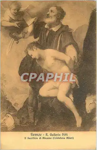 Ansichtskarte AK Firenze R Galleria Pitti Il Sacrificio di Abramo (Cristofano Allori)