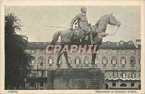 Cartes postales Torino Monumento al Cavaliere d'Italia