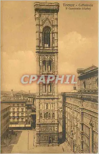 Cartes postales Firenze Cathedrale Il Campanile (Ciotto)