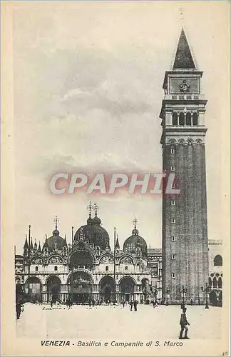 Cartes postales Venezia Basilica e Camanile di S Marco