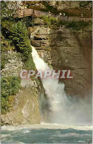 Cartes postales moderne Lauterbrunnen Unterer Trummelbachfall