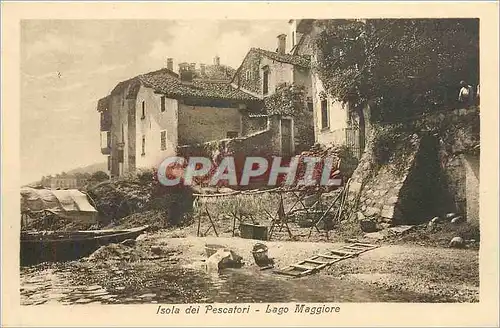 Cartes postales Isola dei Pescatori Lago Maggiore