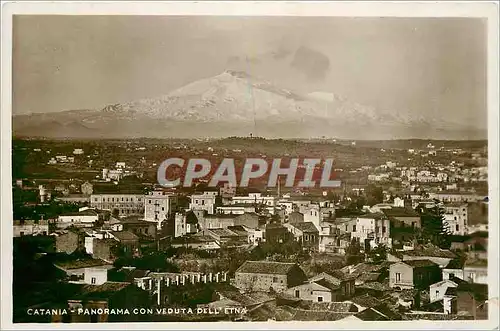 Cartes postales Catania Panorama con Veduta Dell Etna