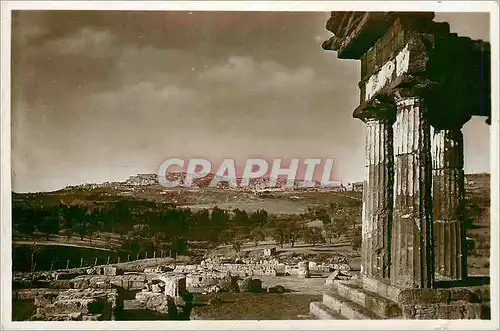 Cartes postales Agrigento Tempel des Castoe und Pollux mit