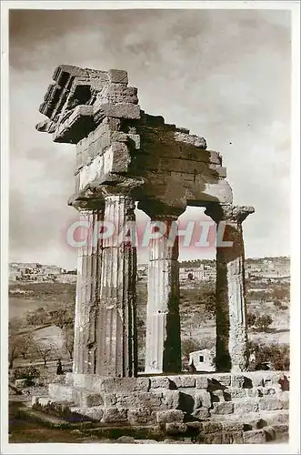 Ansichtskarte AK Agrigento Temple of Castoe and Pollux