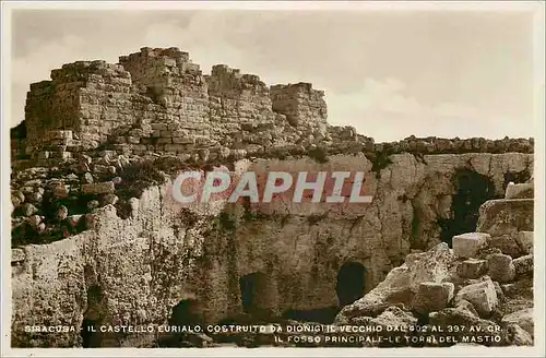Cartes postales Siracusa Il Castello Castruiro Da Diongi Vecchio dal