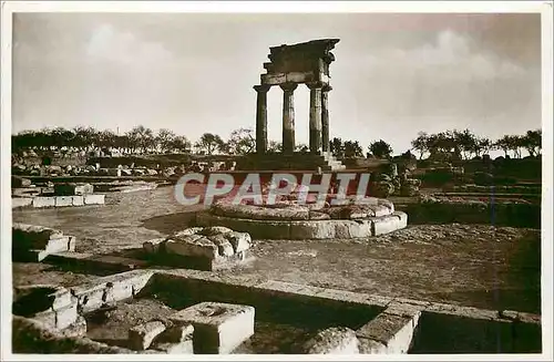 Cartes postales Agrigento Tempple of Castoe and Pollux and the Holy Precinet