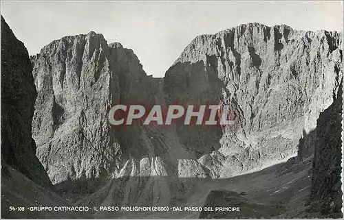 Cartes postales Gruppo Catinaccio Il Passo Molignon (2600) dal Passo del Principe