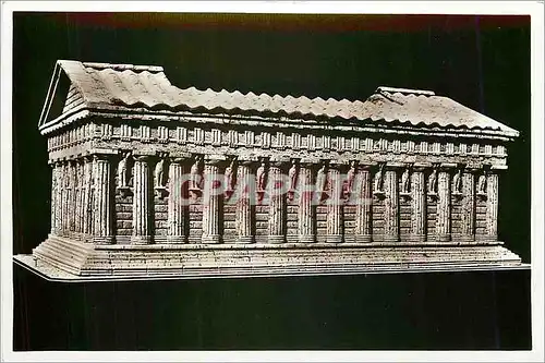 Cartes postales Agrigento Recosntruction of the Temple of Zeus (Model in the Museo Civico)