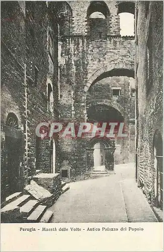Cartes postales Perugia Maesta delle Volte Antico Palazzo del Popolo