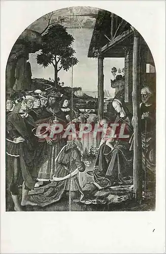 Cartes postales Perugia R Pinacoteca Vannucci l'Adorazione dei Re Magi (Fiorenzo di Lorenzo)