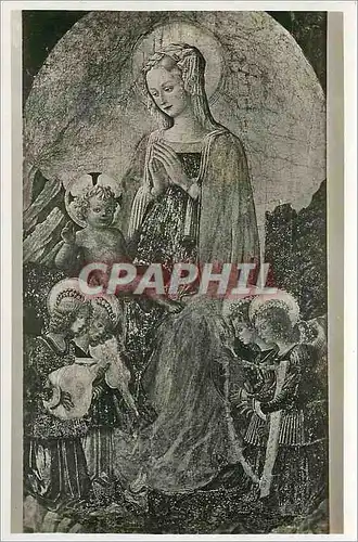 Cartes postales Perugia R Pinacoteca Vannucci La Madonna col Figlio e Angiiolo Musicanti (Benedetto Bonflgli)
