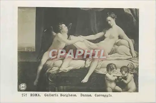 Ansichtskarte AK Roma Galleira Borghese Danae Correggio