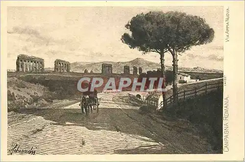 Ansichtskarte AK Campagna Romana Via Appia Nuova