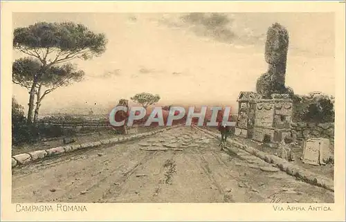 Ansichtskarte AK Campagna Romana Via Appia Antica