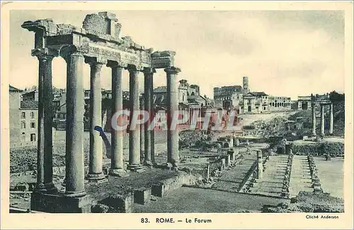 Cartes postales Rome le Forum