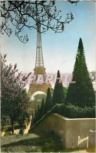 Moderne Karte Images de Paris La Tour Eiffel (1889)