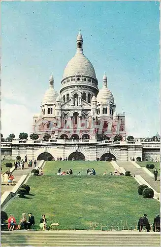 Cartes postales moderne Paris La Basilique du Sacre Coeur