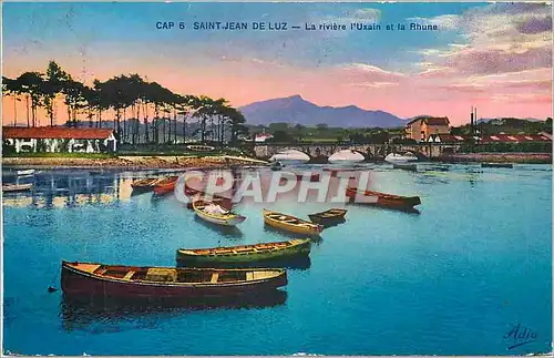 Cartes postales Saint Jean de Luz La riviere l'Uxain et la Rhune