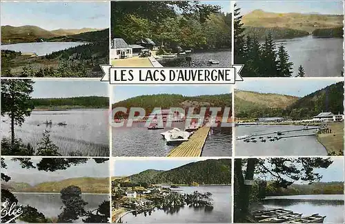 Cartes postales moderne Les Lacs d'Auvergne Lac guery Lac Serviere Lac Chambon