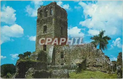 Cartes postales moderne Ruinas de la Cathedral en Panama la Vieja des Truida por Fuego durante el ataque po el pirata He