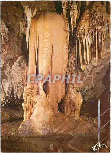 Moderne Karte Grottes de Madous Bagneres de Bigorre La Cascade du Patriarche