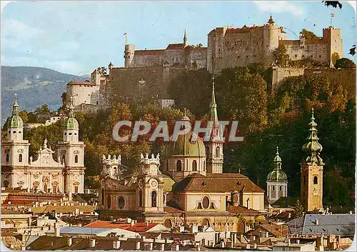 Moderne Karte Altstadt und Hohensalzburg