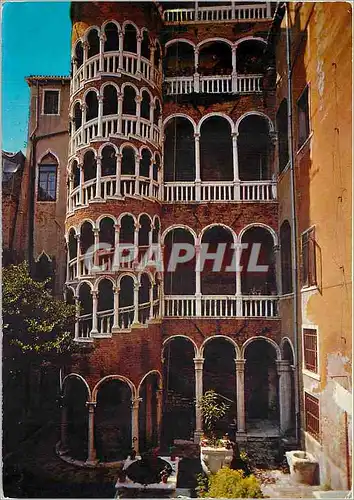 Cartes postales moderne Venezia Escalier Palais Contarini dit du Bovolo