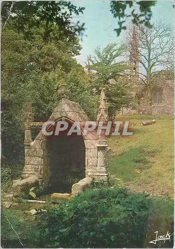 Cartes postales moderne Couleurs de Bretagne Fontaine et Chapelle Saint Venec