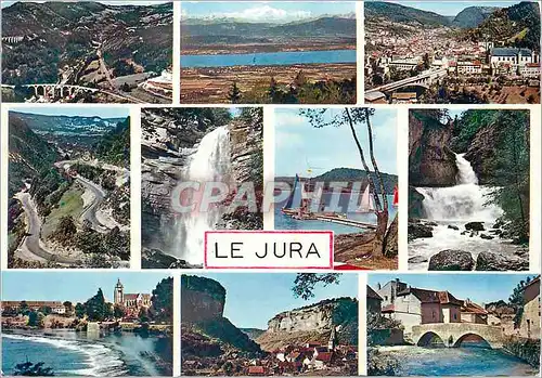 Cartes postales moderne Le Jura Morez Les Viaducs Panorama au col de la fausille vue generale de Saint Claude