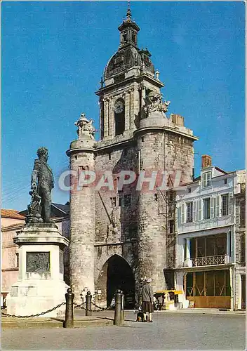 Cartes postales moderne La Rochelle (Charente Maritime) Tour de la Grasse Horloge
