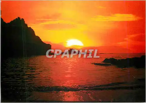 Cartes postales moderne Coucher de soleil