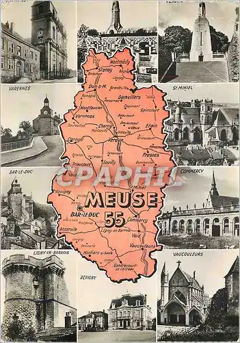 Cartes postales moderne Meuse