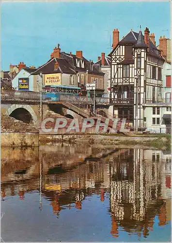 Cartes postales moderne Vierzon (Cher) Le bords de l'Yevre Meubles Veillat