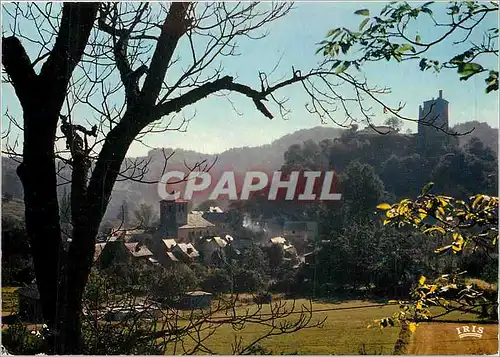 Moderne Karte L'Aveyron Touristique Muret le chateau Vue generale et les ruines du Chateau