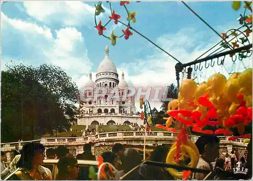 Cartes postales moderne Paris Montmartre La Basilique du Sacre Coeur